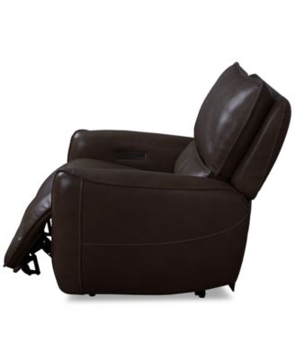 Derban 40" Leather Zero Gravity Recliner, Created for Macy's