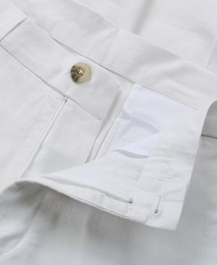 Men's Slim-Fit Linen Pants - thumbnail 8