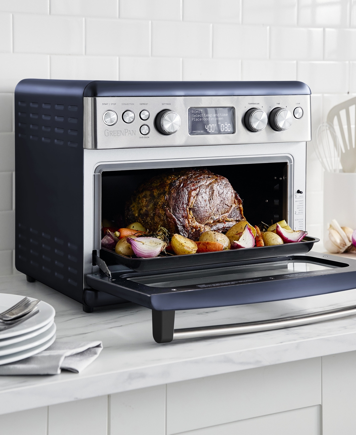 Greenpan Elite Convection Air Fry Oven In Cloud Cream