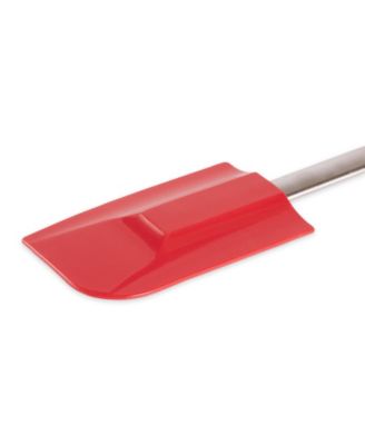 Endurance Stainless Steel Silicone 11.25" x 2.75" Red Spatula
