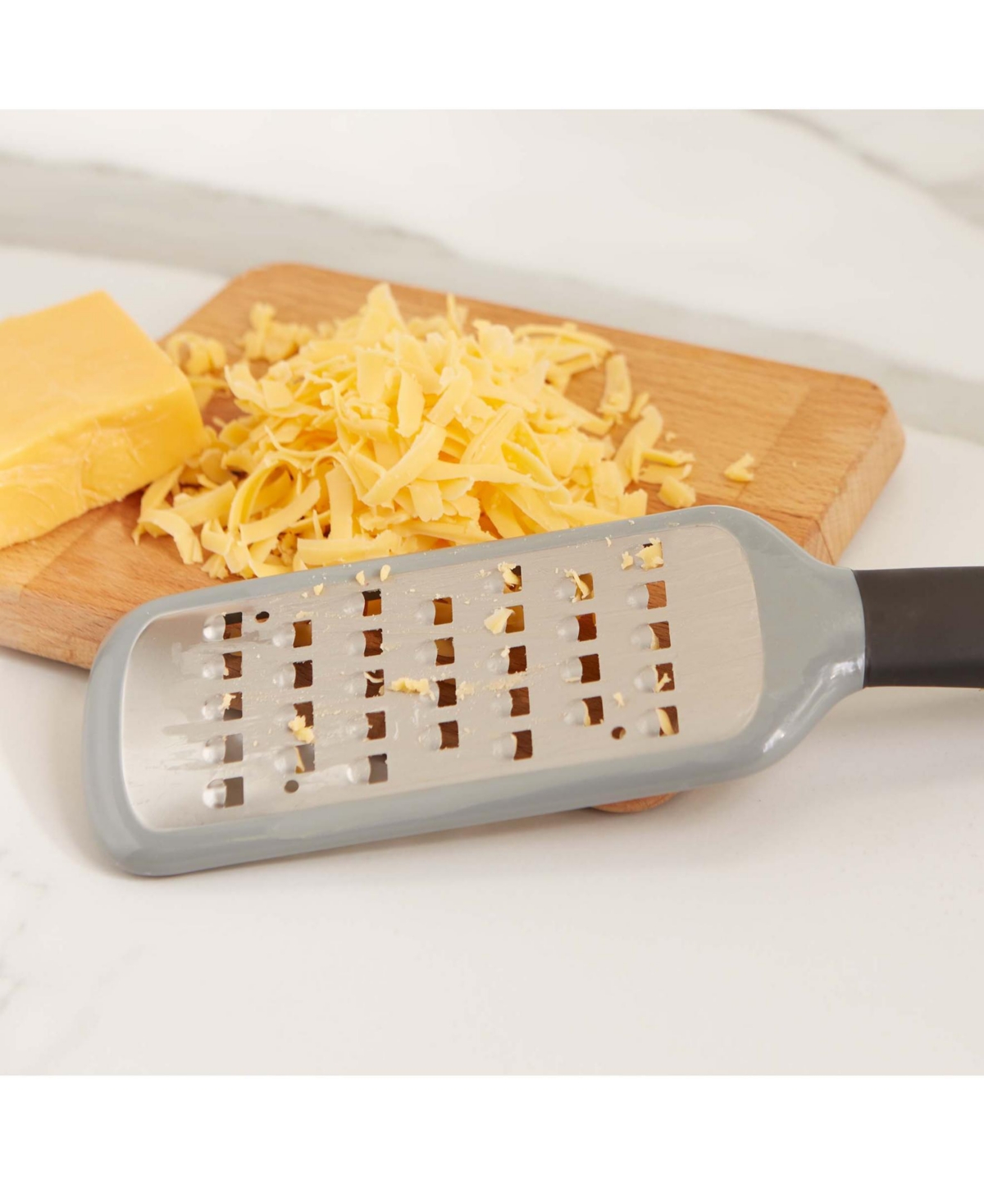 Rsvp International Stainless Steel Course 11x3" Paddle Grater In Grey
