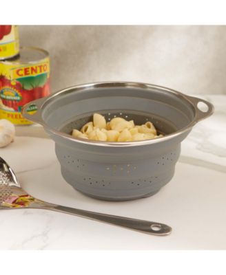Endurance Silicone Stainless Steel Collapsible Colander