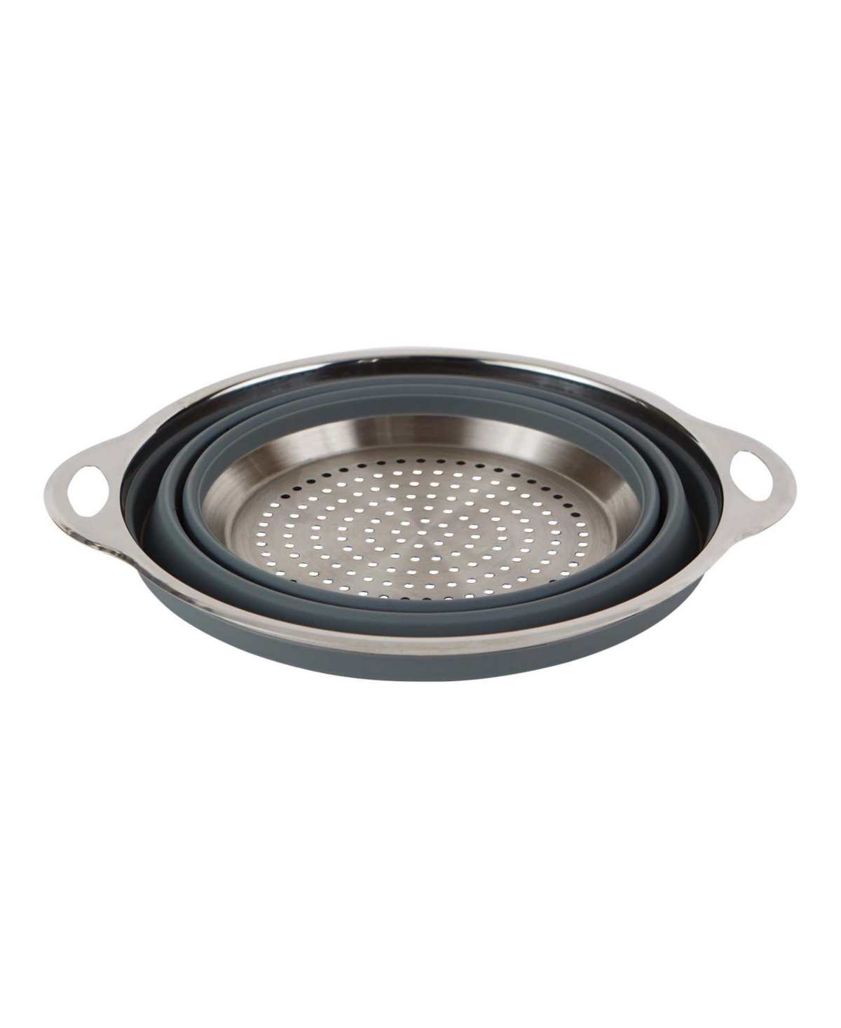 Rsvp International Endurance Silicone Stainless Steel Collapsible Colander