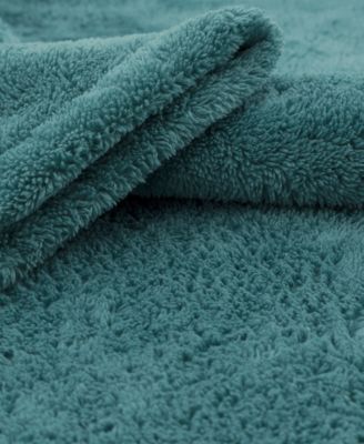 Unisex Luxury Hotel Spa Warm Shawl Collar Soft Plush Fleece Bath Robe