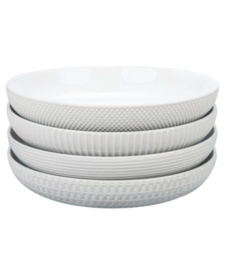 BIA Cordon Bleu Porcelain Assorted Textured Dinner Bowls