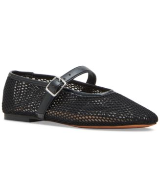★Steve Madden★ベスト商品★DREAMING RED★フラット DREAMING Red Mesh Mary Jane Ballet Flat | Women's Designer