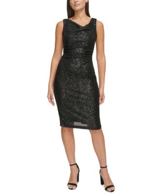 kensie - Women's Sequined Sheath Dress