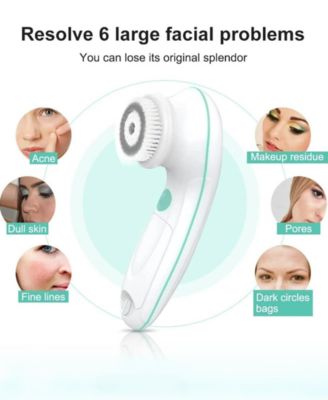 Electric Facial Cleasing Brush Set