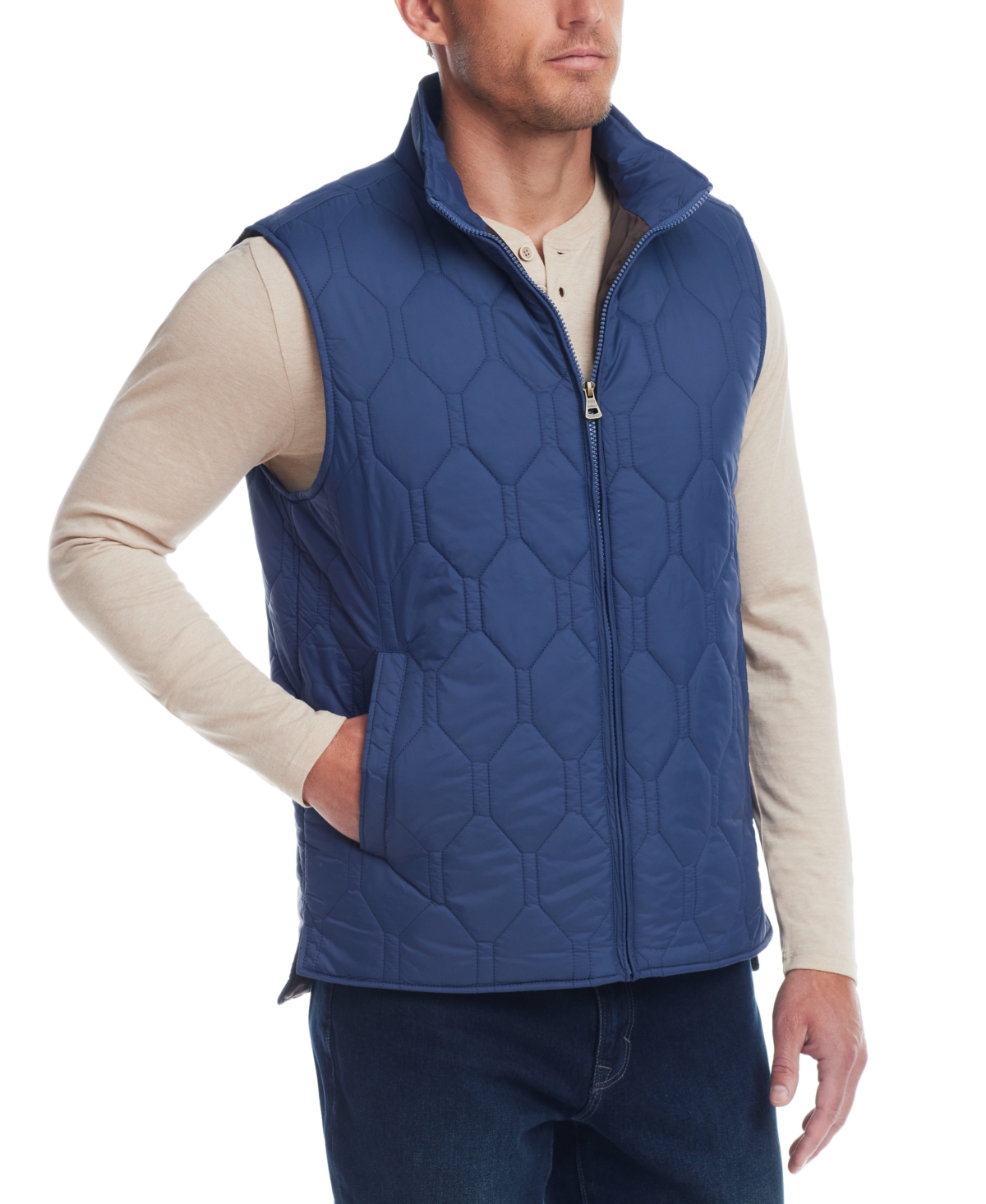 Weatherproof Vintage Men's Quilted Full-Zip Vest