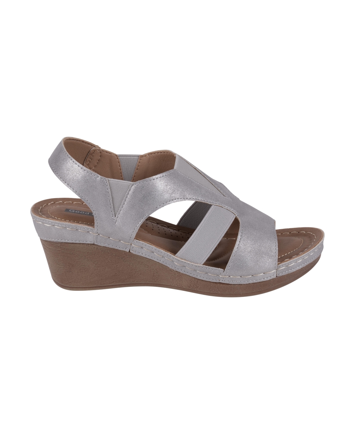 Gc Shoes Women's Banks Cut Out Slingback Wedge Sandals