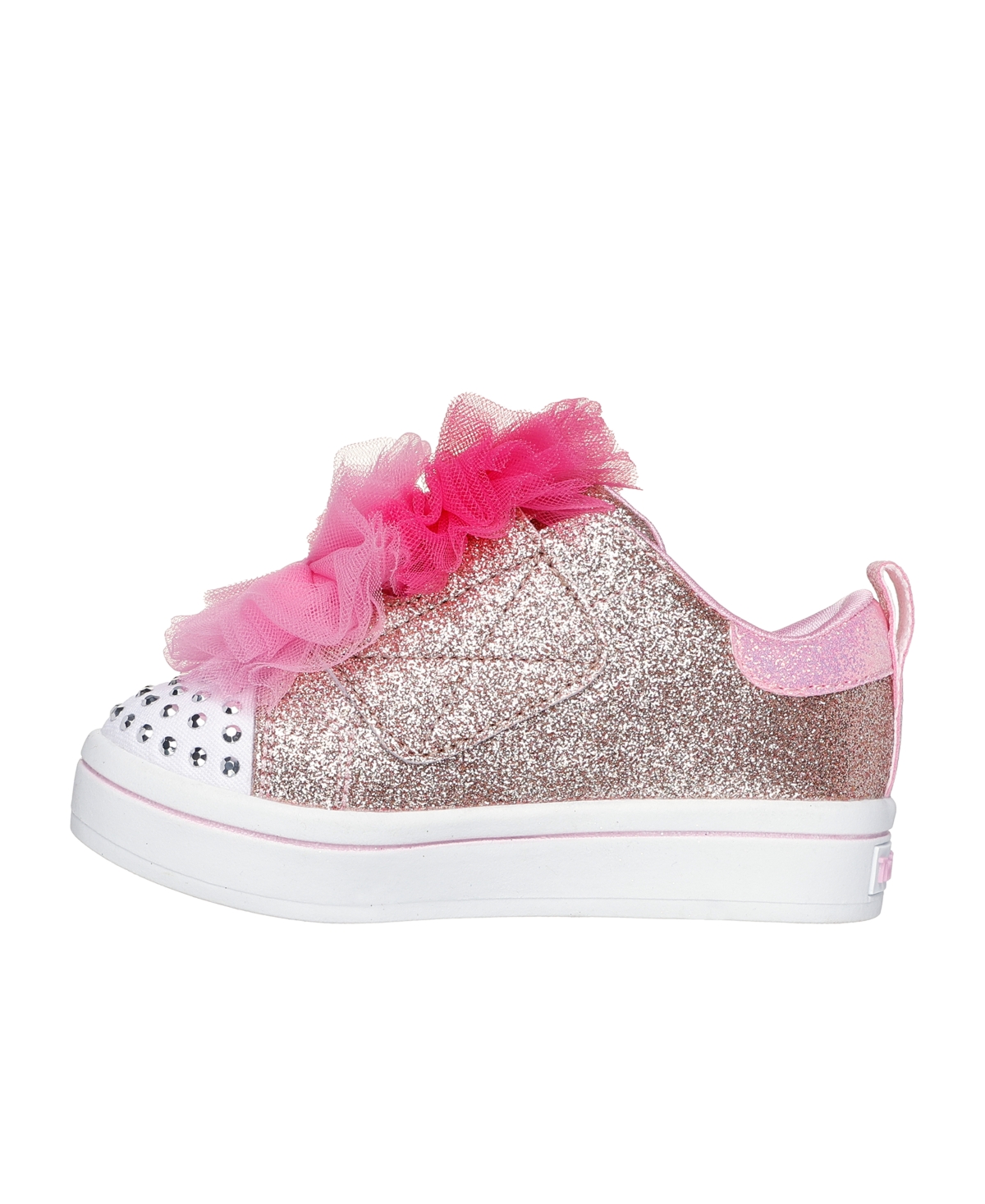 Skechers Girl's Toddler Twinkle Toes: Twi-Lites 2.0 Tutu Cute Fastening Strap Casual Sneakers from Finish Line