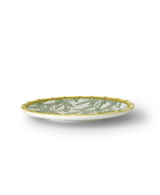 Zen Bamboo Leaf Salad Plates, Set of 4