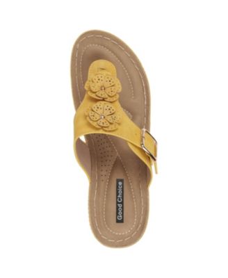 Women's Narbonne Flower Wedge Sandals