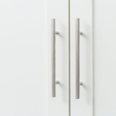 2-Door Wardrobe & Kitchen Cabinet with Storage Spaces