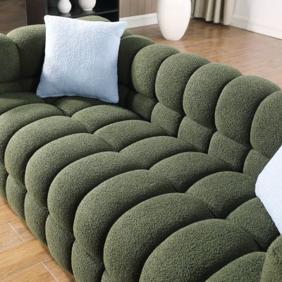 USA Human Body 3 Seater Boucle Sofa