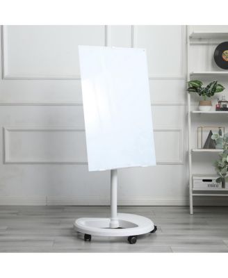 Streamdale Adjustable Magnetic Glass Whiteboard Set