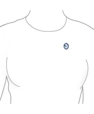 Classic Antique Brooche Pin Blue White Victorian Lady Cameo Pendant & Necklace