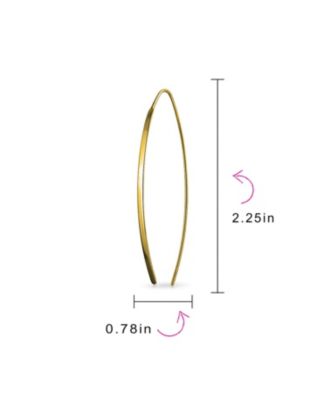 Delicate Minimalist Modern Long Thin Line Linear Threader Earrings Sterling Silver