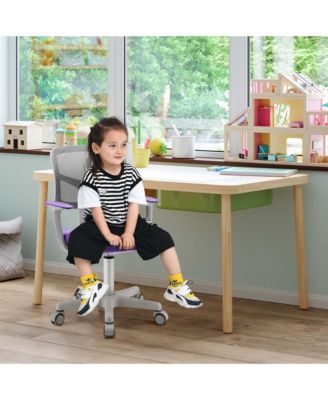 Auto Lock Kids Mesh Chair with Armrests Height Adjustable