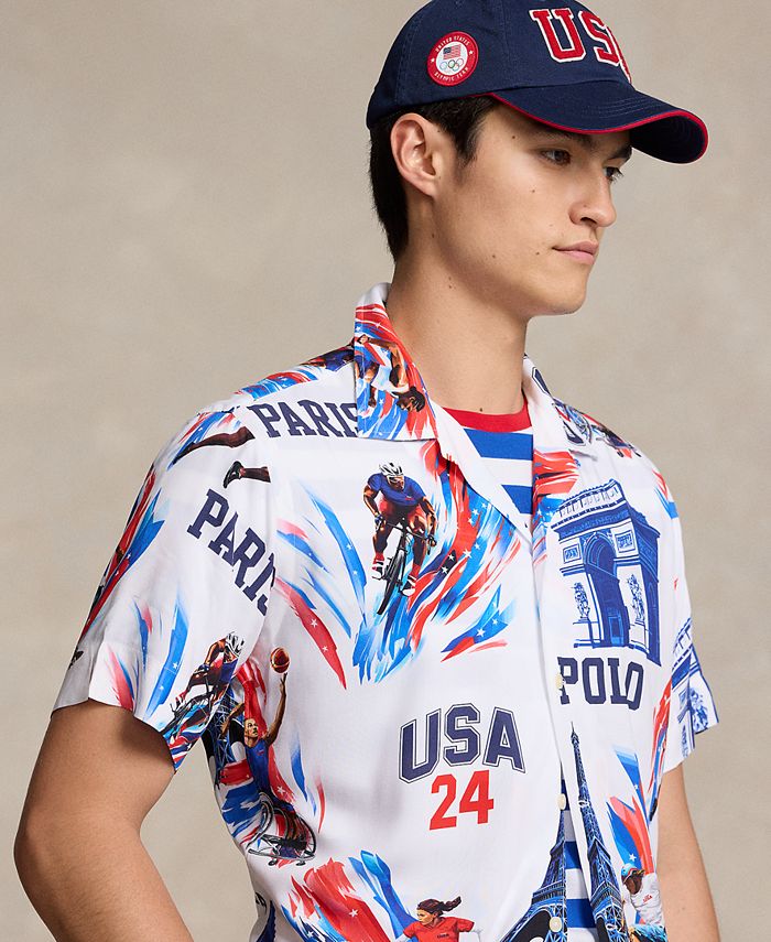 Polo Ralph Lauren Men's Team USA Camp Shirt - Macy's