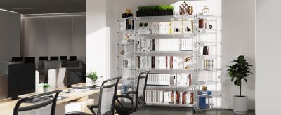 Heavy Duty NSF Metal Garage Storage Shelves, 6-Tier, 6000lbs