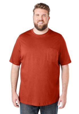 Big & Tall by KingSize Heavyweight Pocket Crewneck T-Shirt