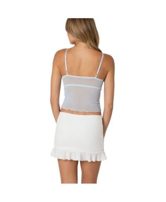 Bethany mesh tank top