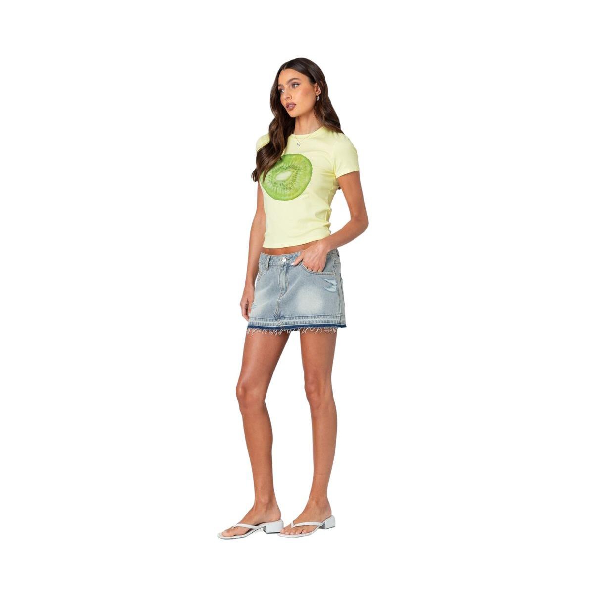 Edikted Women's Kiwi T Shirt