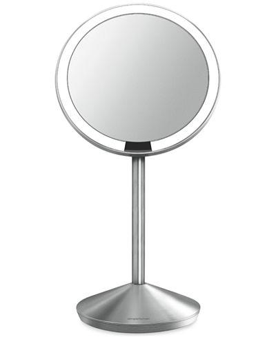 simplehuman Mini Lighted Sensor-Activated Magnifying Vanity Makeup Mirror