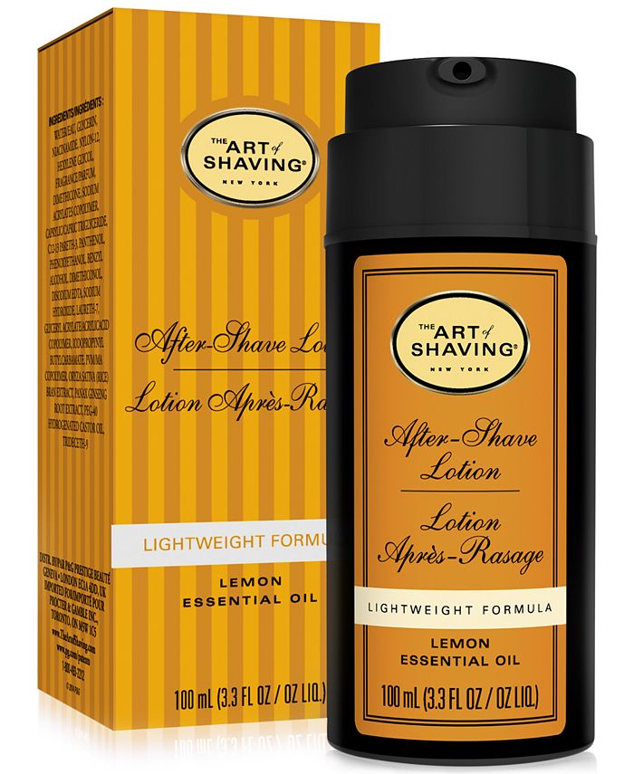 Art of Shaving The Men's Lemon AfterShave Lotion, 3.3 oz Macy's