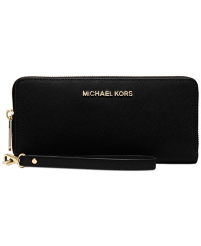 michael kors wallet jet continental travel wallets mk visit handbags bags leather zip