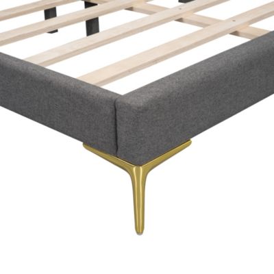 Streamdale Upholstered Full-Size Daybed with Armrest