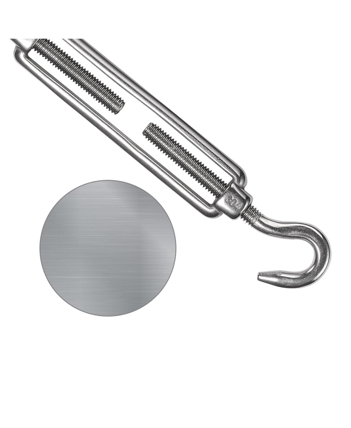 Yescom Rectangle Sun Shade Sail Hardware Kit 304 Anti-Rust Stainless Steel Turnbuckle