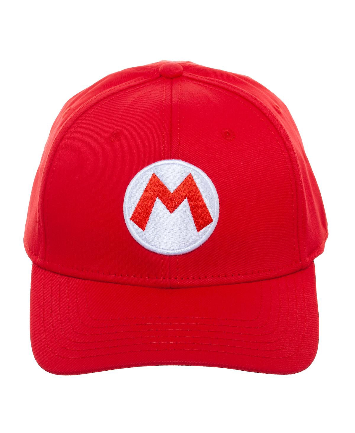 Men's Mario Red Cosplay Hat - Red