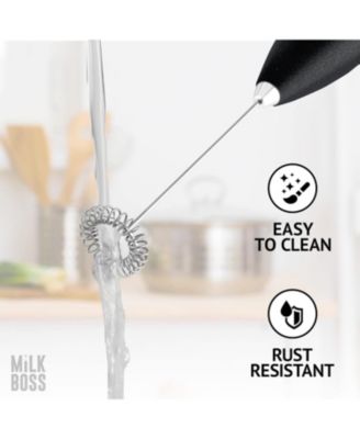 Milk Boss Powerful Milk Frother Wand - Milk Frother Handheld