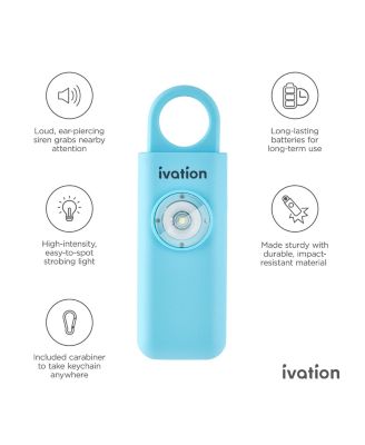 Personal SOS Keychain Alarm, Rechargeable Personal Alarm