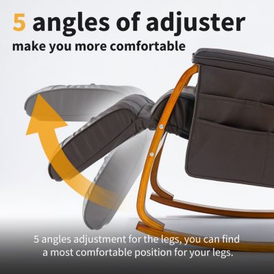 Streamdale Massage Comfortable Relax Rocking Chair Brown