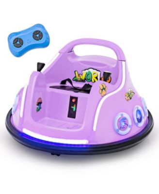 12V Electric Ride On Car with Remote Control and Flashing LED Lights