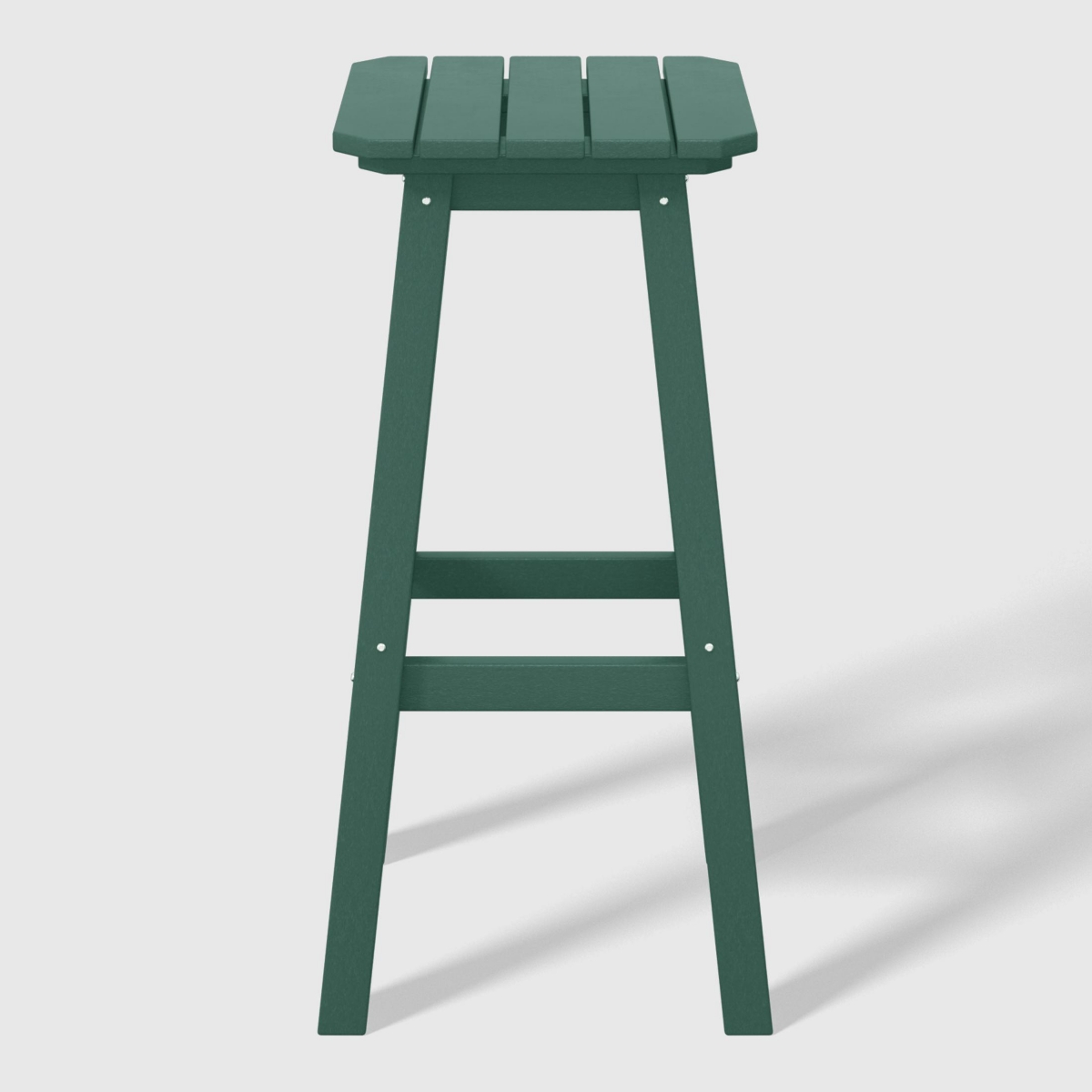 WestinTrends 29" Hdpe Outdoor Patio Square Bar Stools (Set of