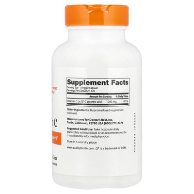 Vitamin C   1 000 mg  -  120 Veggie Caps