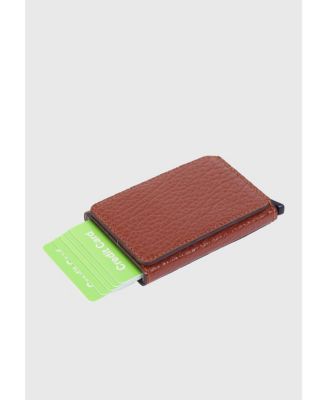 Men's Genuine Leather Venous Pattern Card Holder