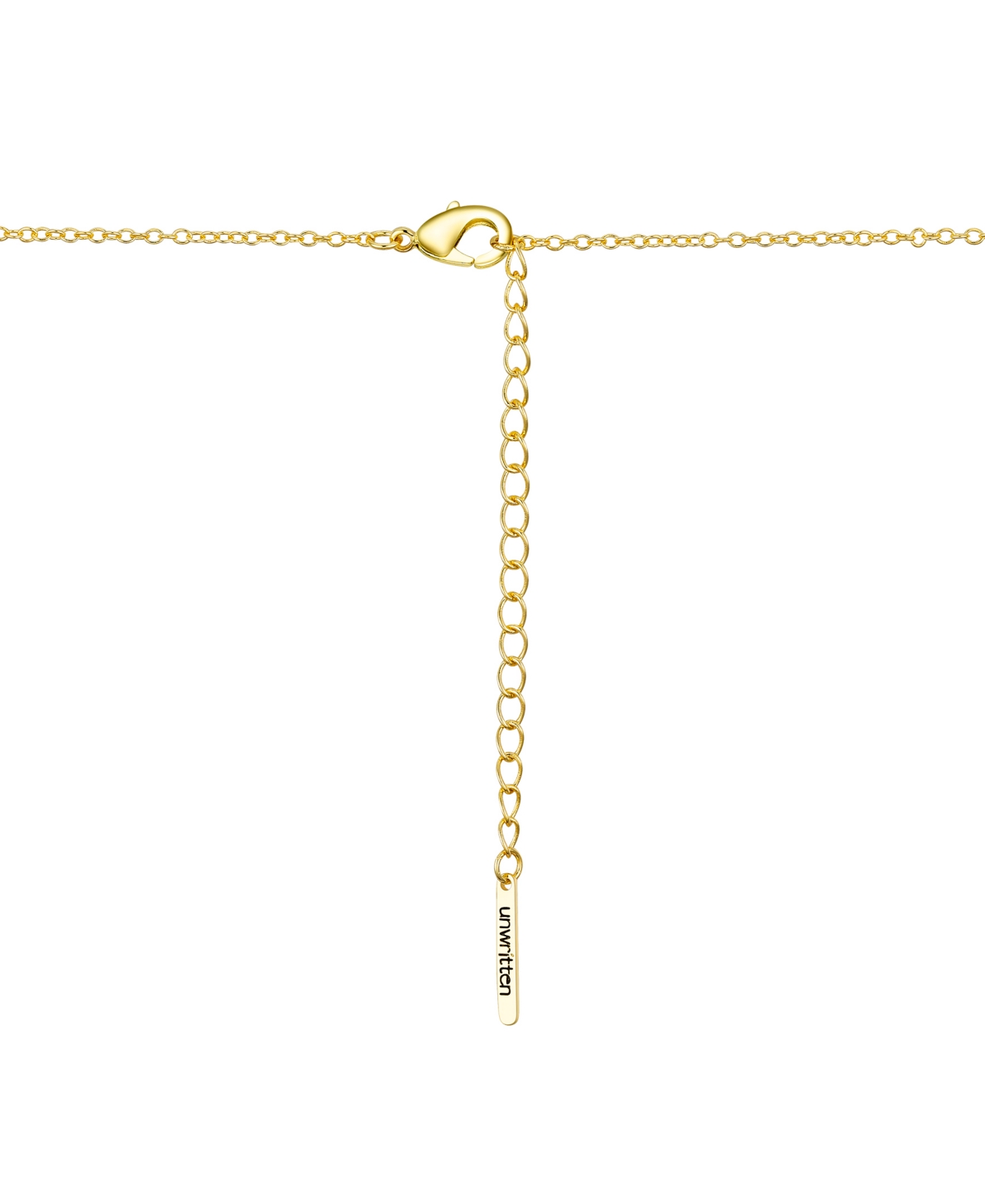 Shop Unwritten Agate Moon I Love You To The Moon And Back Charm Pendant Necklace In Gold