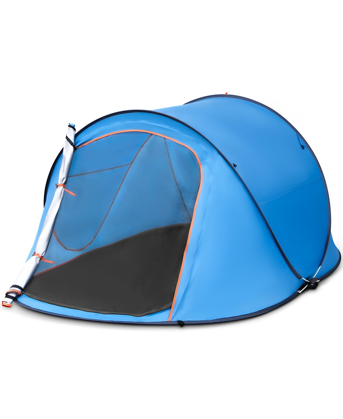 2 Person Instant Pop-up Tent Waterproof Family Camping Tent with Carrying Bag - Blue