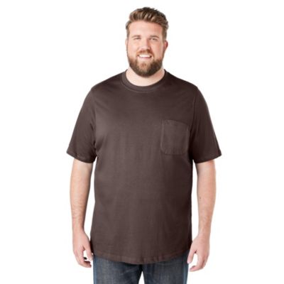 Big & Tall by KingSize Heavyweight Pocket Crewneck T-Shirt