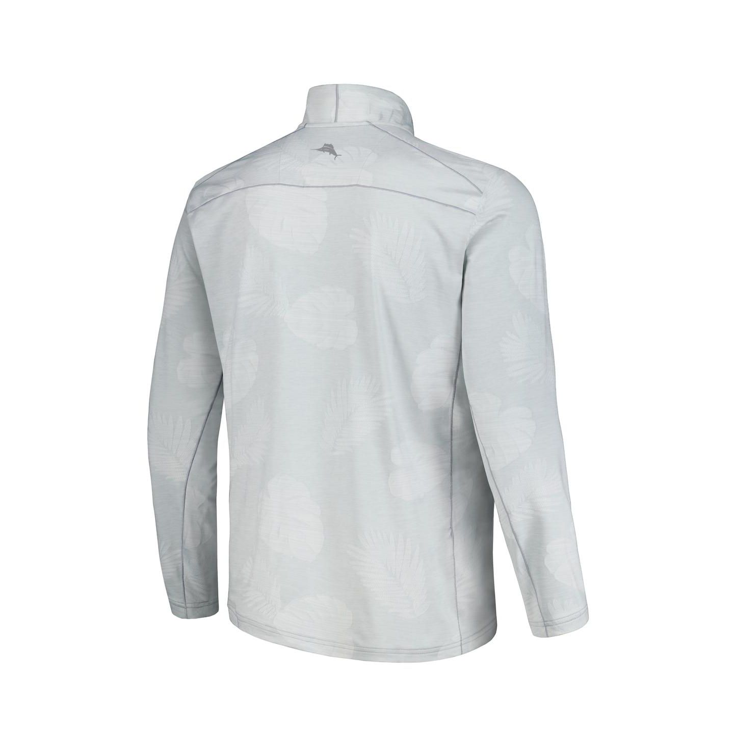 Мужская куртка Tommy Bahama Wisconsin Badgers Delray Frond Island Zone Half-Zip — фото 2