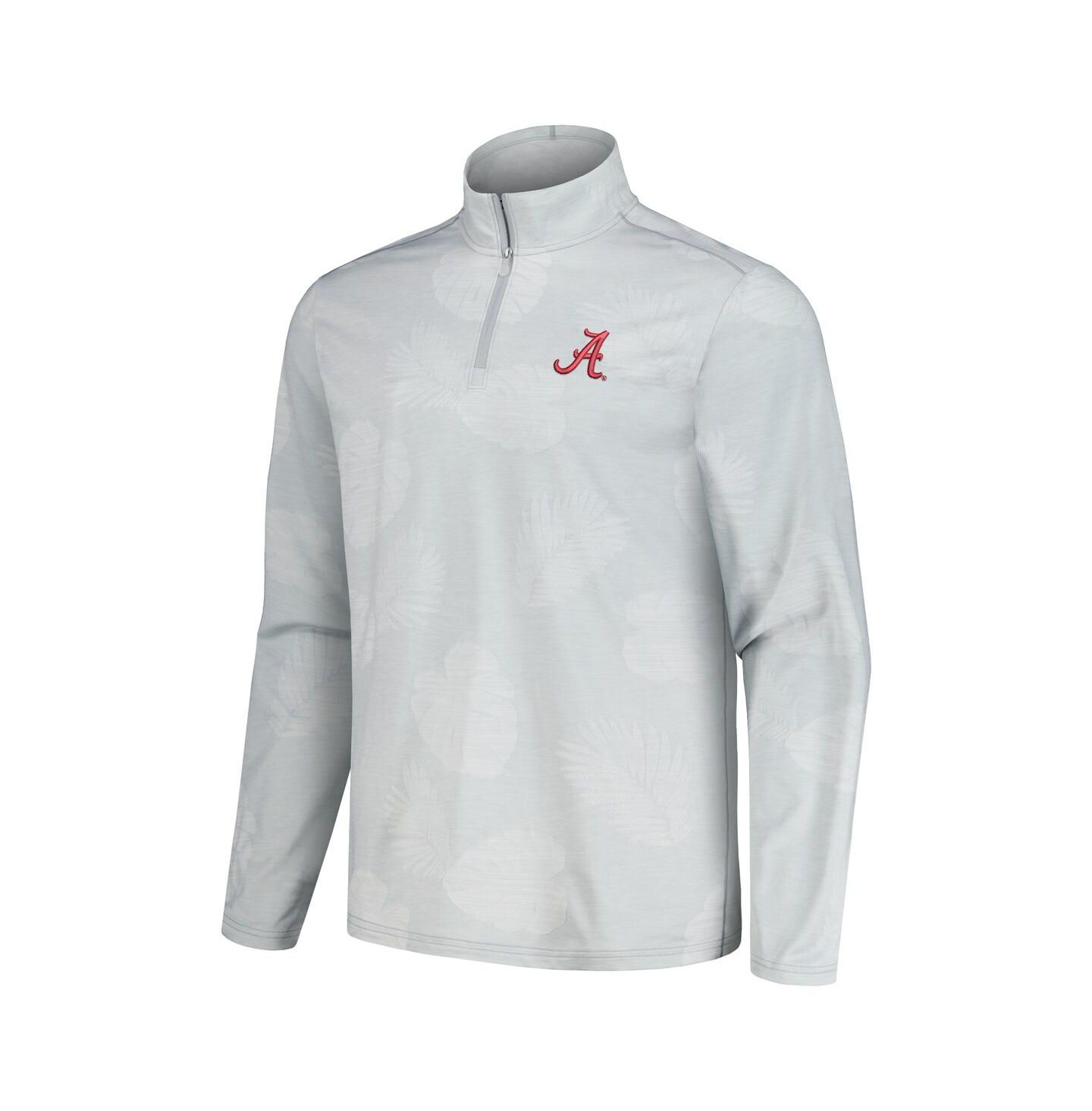 Мужская куртка Tommy Bahama Wisconsin Badgers Delray Frond Island Zone Half-Zip — фото 3