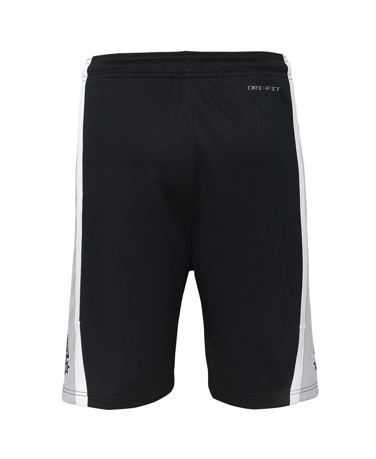 Nike Big Boys And Girls San Antonio Spurs Swingman Performance Shorts – Icon Edition In Black