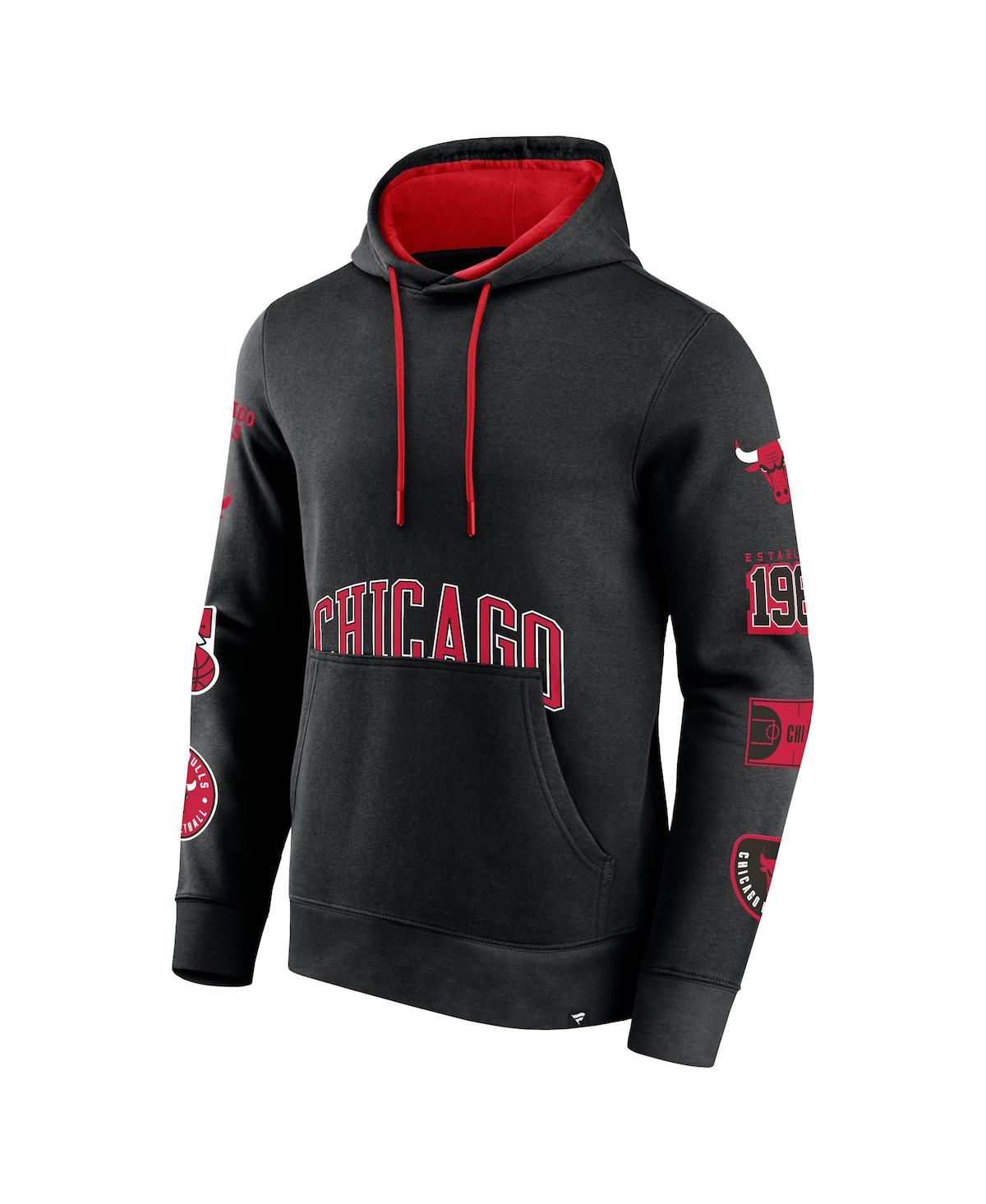 Fanatics Men's Houston Rockets Home Court Pullover Hoodie In Black