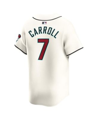 Men's Corbin Carroll White Arizona Diamondbacks Home Limited Player Jersey