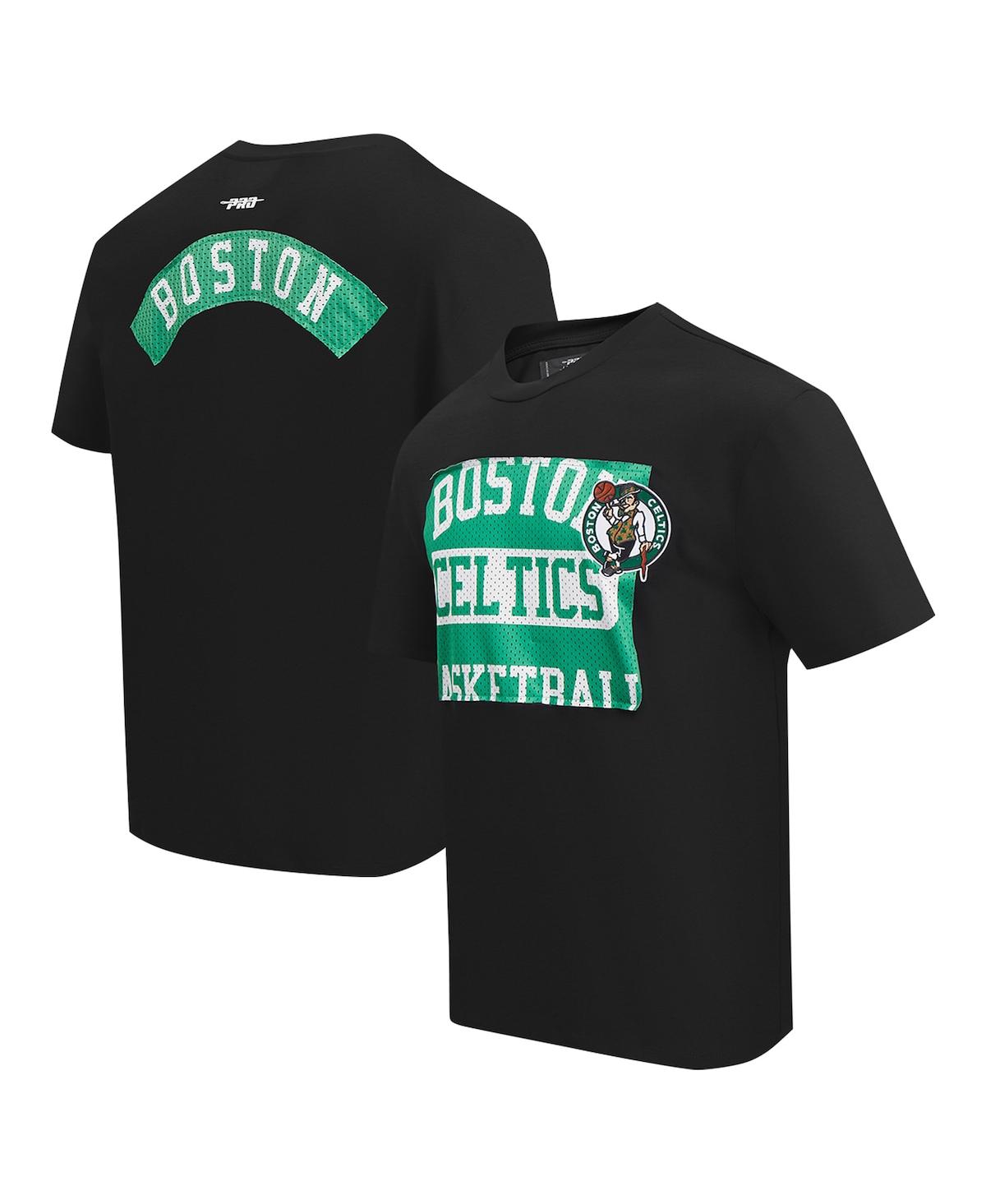 Pro Standard Men's Black Boston Celtics Made To Play Drop Shoulder T-shirt